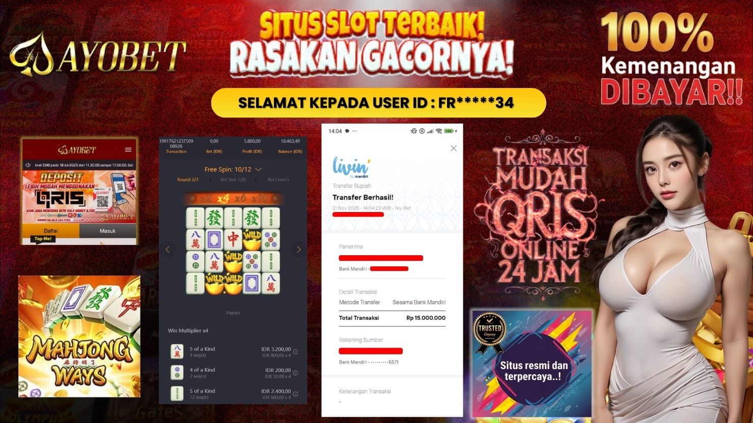 AYOBET JACKPOT SLOT MAHJONG WAYS